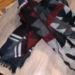 Never worn Aztec inspired print scarf/wrap